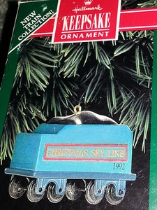 Hallmark Andenken 1992 Sky Line Kohle Auto Zug #2 Weihnachten Deko Vintage Neu - Bild 1 von 9