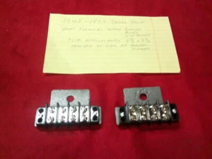 1948-1953 dodge truck front wiring terminal blocks & brackets - Picture 1 of 9