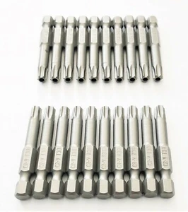 20 ENKAY 2" T30 TAMPER PROOF TORX STAR SCREW BITS TIPS TORQUE ROUND SHAFT 3344 - Picture 1 of 1