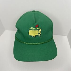Vintage 90’s Masters Golf Tournament American Needle Strap Back Hat