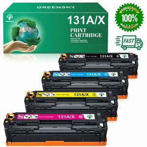 CF210A - CF213A 131A Toner Lot For HP LaserJet Pro 200 Color MFP M251nw M276n - Picture 1 of 13