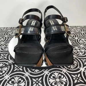 Karl Lagerfeld Paris Maja Slingback Sandal black 6.5US - Picture 1 of 7