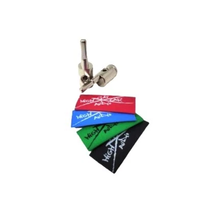 Sky High Car Audio Amp Input Reducers 4 to 8 ga 4 Heat Shrink Inputs 4 Gauge - Image 1 of 4