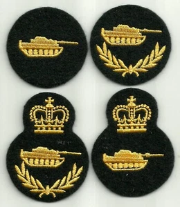 Canadian Army Armoured (Crewman RCAC) Group 1 to 4 Trades Badges - Bild 1 von 2