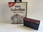 Sega Master System Golvellius Valley Of Doom Box Cart