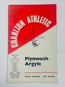 Charlton Athletic V Plymouth Argyle 1967/68 30-09-1967 División 2 - Imagen 1 de 1
