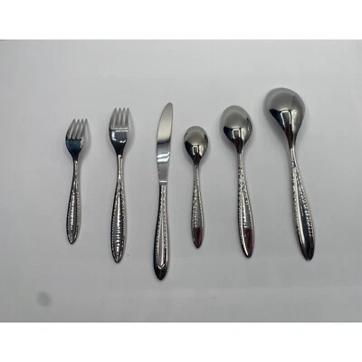 Ginkgo Select Stainless Steel Collection Fontur 42 Piece Service For 8 - Image 1 of 3