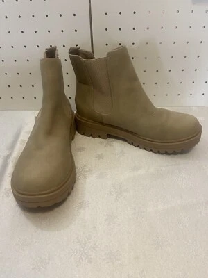 Botín Soda Pilot Beige Mujer Suela Tacón Chelsea Moda Talla 10 30.00 Foto 1 de 4