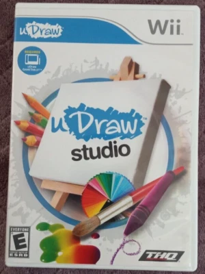 uDraw Studio GAME (Nintendo Wii Wii U) GAME COMPLETE PAINT DRAW COLOR - Image 1 of 3