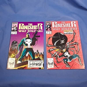 The Punisher War Journal #8 Sept & #9 Oct Jim Lee Art 1989 Marvel Comic - Picture 1 of 5