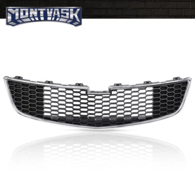 Fit For 2011-2014 Chevrolet Cruze Front Bumper Lower Grille w/ Chrome Shell Foto 1 de 4