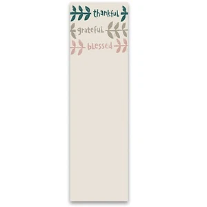 Thankful, Grateful, Blessed Magnetic Notepad for Refrigerator List Notepad - Picture 1 of 2