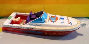 Vintage Unbranded Toy Fishing Boat Mercruiser Windsurf 12 Bayline Native Touch - Picture 1 of 4