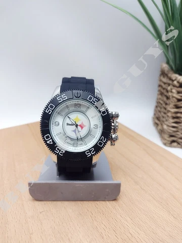 Pittsburgh Steelers Men's Black Watch - Beast Watch - Steelers Black Watch Cover