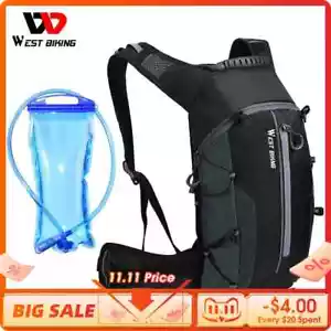 Bicycle Bag Water Bag 10L Portable Waterproof Sports Bag MTB Hydration Backpack - Picture 1 of 48