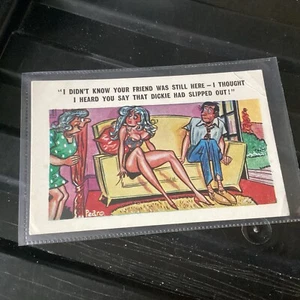 Saucy 1960’s Seaside Postcard - Picture 1 of 2