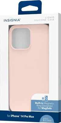 Insignia - Funda Silicona con MagSafe para iPhone 14 Pro Max - Rosa Foto 1 de 4