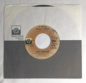 70s SOUL 45 HEAR Cissy Houston IT NEVER REALLY ENDED 1977 Private Stock VG+ - Picture 1 of 5