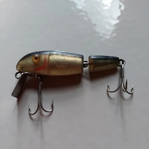 Señuelo de pesca vintage articulado de JAPÓN estampado  - Imagen 1 de 3