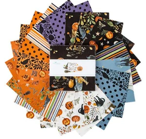Riley Blake - TRICK OR TREAT VON LISA AUDIT 10" X 10" LAGENLOOK KUCHENSTOFF - Bild 1 von 2