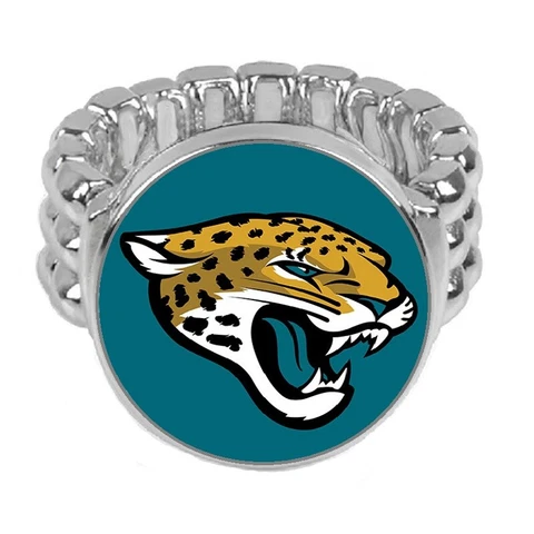 Jacksonville Jaguars Silver Mens Womens Football Ring Fits All Sizes w Gift P D2 Cover