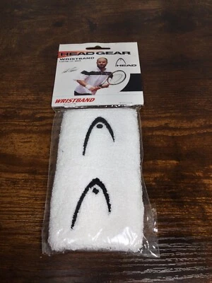 Vtg Head Andre Agassi Head Gear Wristbands NOS New Sealed Tennis  - Image 1 of 4