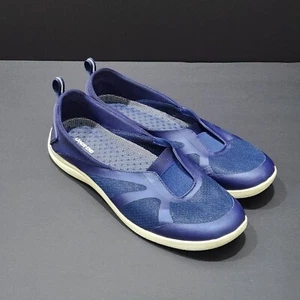 Lands End Skimmer Water Shoes 516825 Blue White Slip On Womens Size 11 B - Picture 1 of 12