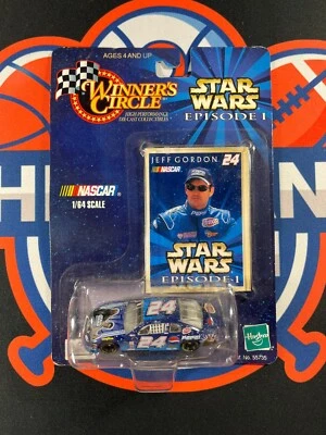 1999 Winner's Circle 1:64 Джефф Гордон Star Wars E1 NASCAR Monte Carlo Tide 97 - Изображение 1 из 2