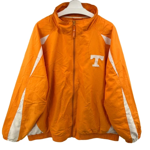 Vintage TENNESSEE VOLUNTEERS Jacket Mens 3XL Windbreaker Orange Russell Athletic Cover