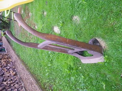 ancien diable en bois pour sac de blé grains etc en l'état - Photo 1/4