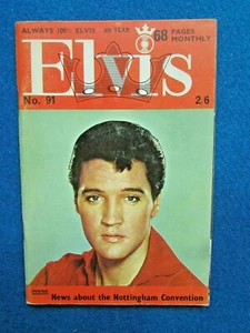 ELVIS PRESLEY MONTHLY MAGAZINE - NUMBER 91 - AUGUST 1967 - Picture 1 of 1