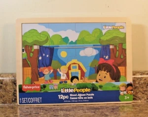 Little People Wood Puzzle 12 Piece Stage Sealed NEW - Picture 1 of 3