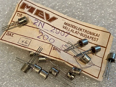 2N2907 Qty4  MEV  Small Signal Si PNP Transistors - Image 1 of 4