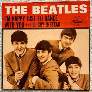The Beatles I'll Cry Instead sehr guter Zustand + Bildhülle und 45. Capitol 5234. - Bild 1 von 7