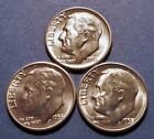 1955 Pds Roosevelt Dimes Brilliant Uncirculated from original Bu rolls - 83 sold