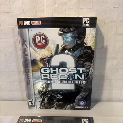 GHOST RECON 2 ADVANCED WARFIGHTER PC CD-ROM 2007 Video Game-Sealed - Image 1 of 4