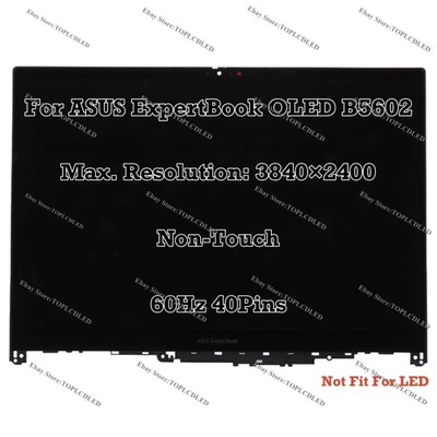 16.0" Für ASUS ExpertBook OLED B5602 WQUXGA 60Hz LCD Montage Nicht Berühren - Bild 1 von 4