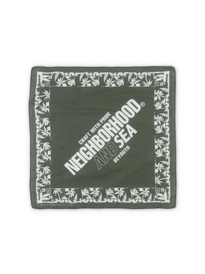 NEIGHBORHOODXWDS BANDANA / OLIVE - Image 1 of 2