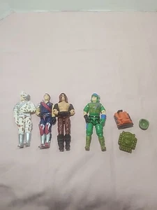 1980s Gi Joe LOT OF 4 Action Figures Vintage Hasbro ARAH Original 3.75" - Picture 1 of 5