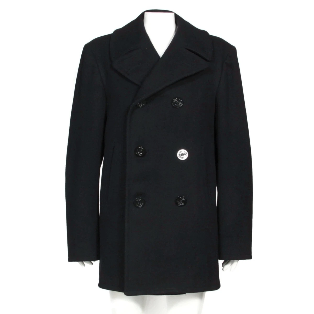 Vintage Navy Pea Coat In Original Ww2 Collectible Us Uniforms for
