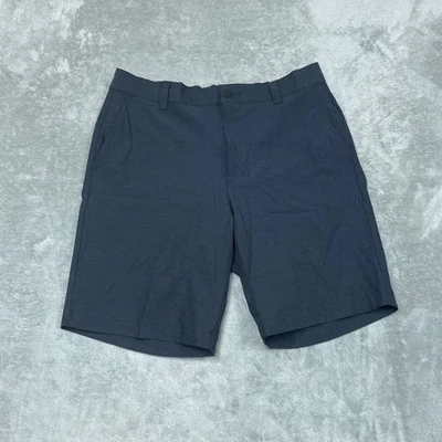 Pantalones Cortos Para Hombre Banana Republic Comfort Frente Plano Talla 34 Azul Marino a0469 Foto 1 de 4