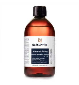 Naissance Certified Organic Sweet Almond Oil (no. 215) 450ml - Picture 1 of 12