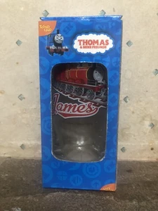 Disney Thomas The Tank Engine & Friends JAMES Train 6” Drinking Glass In Box - Picture 1 of 3