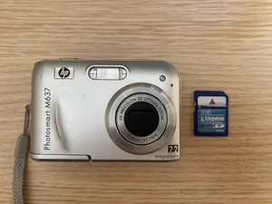 HP Photosmart M637 Digital Camera 7.2 MP 2GB SD Card - Picture 1 of 9
