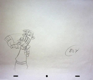 Kim Possible 2002 Produktion handgezeichnete Animation Bleistift Layout Disney Channel - Bild 1 von 2