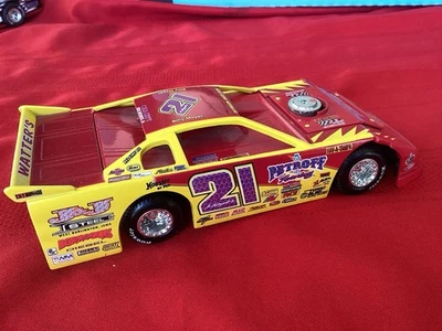Billy Moyer #21 1990’s Petroff Towing Action Dirt Late Model 1:24 Diecast - Image 1 of 4