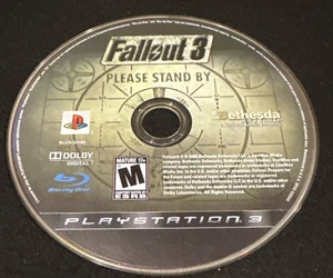 Fallout 3 (Sony PlayStation 3, 2008) Versión EE. UU. - Solo disco y probado - Imagen 1 de 2