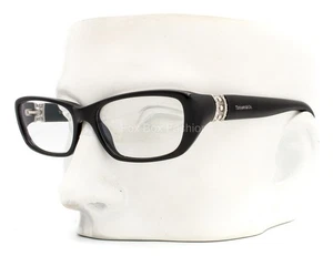 Tiffany TF2069B 8001 Eyeglasses Glasses Black w/ Swarovski Crystals 53mm No Case - Picture 1 of 7