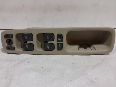 Interruptor maestro de ventana eléctrica Volvo S80 V70 2001 conductor 9452959 beige claro Foto 1 de 4