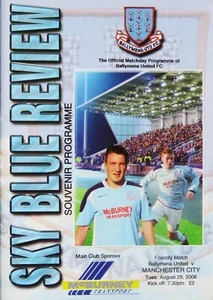 Ballymena United v Manchester City 2006-07 - Friendly - 29th August 2006 - Picture 1 of 1